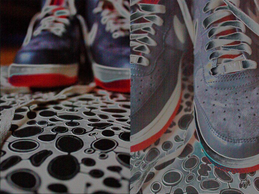 amoeba - Air Force One AFI Nike grey and orange