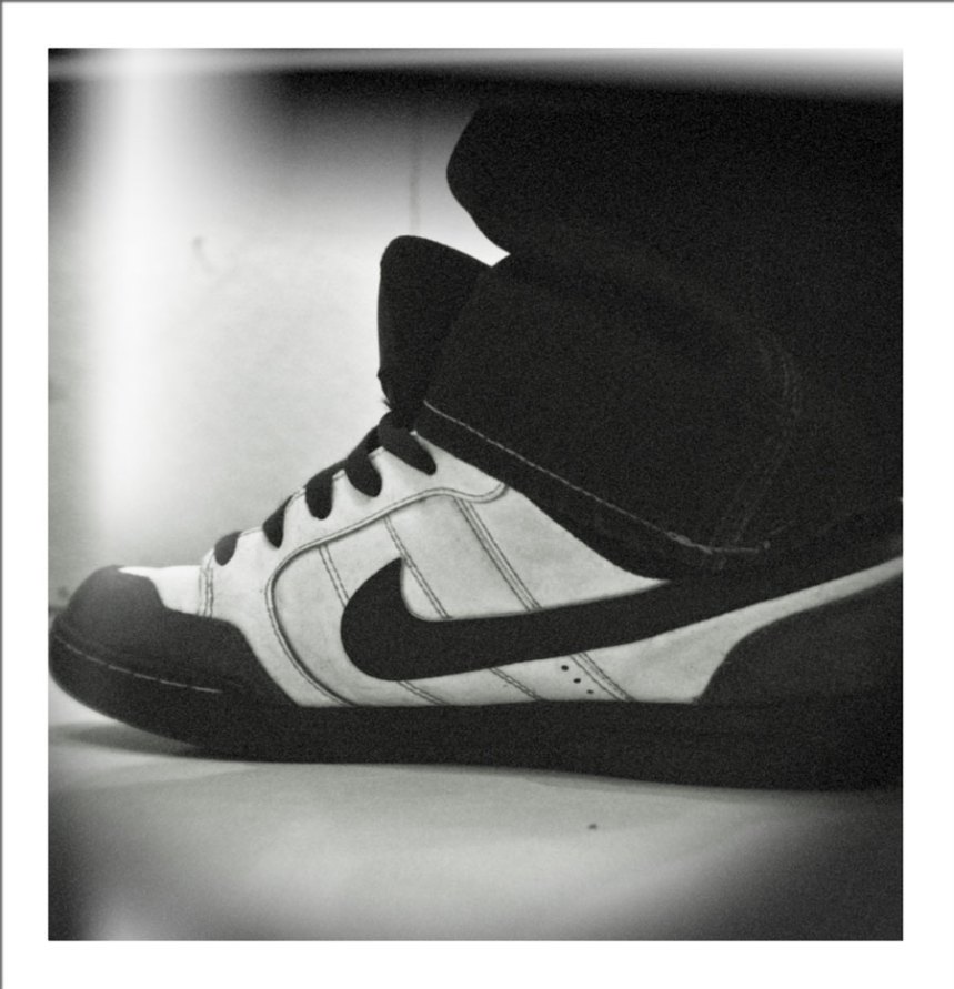 Mike and his sneakers