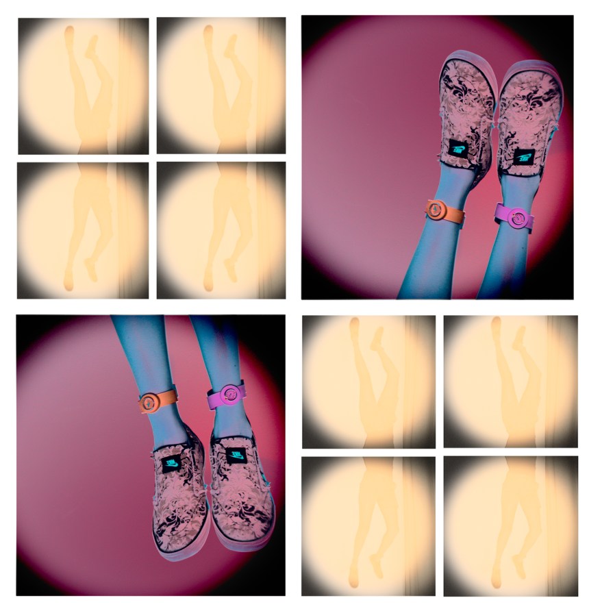 watch anklet and nikes