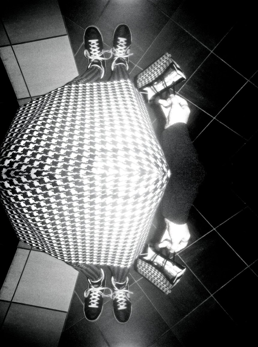 black and white houndstooth, Lady Gaga