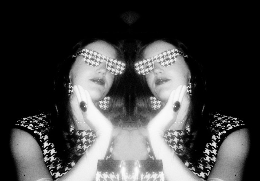 black and white houndstooth, Lady Gaga
