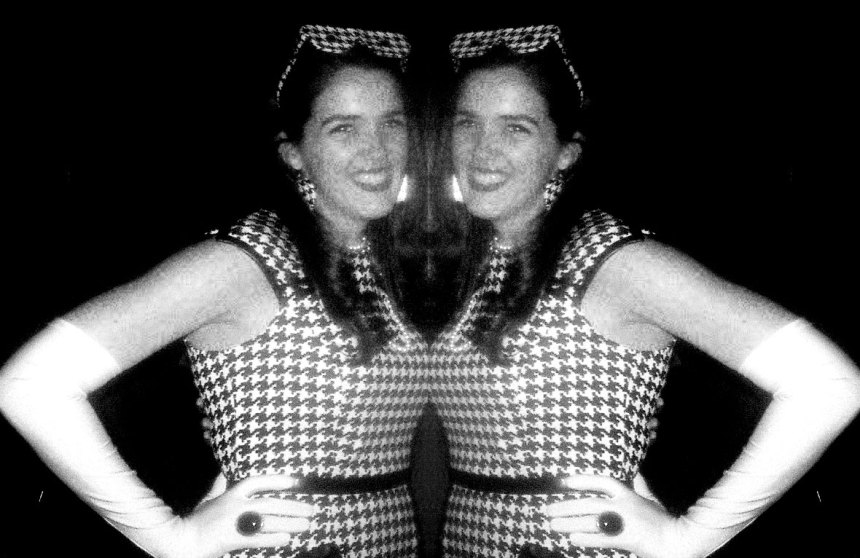 black and white houndstooth, Lady Gaga