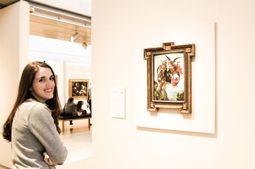 Michelangelo's first painting