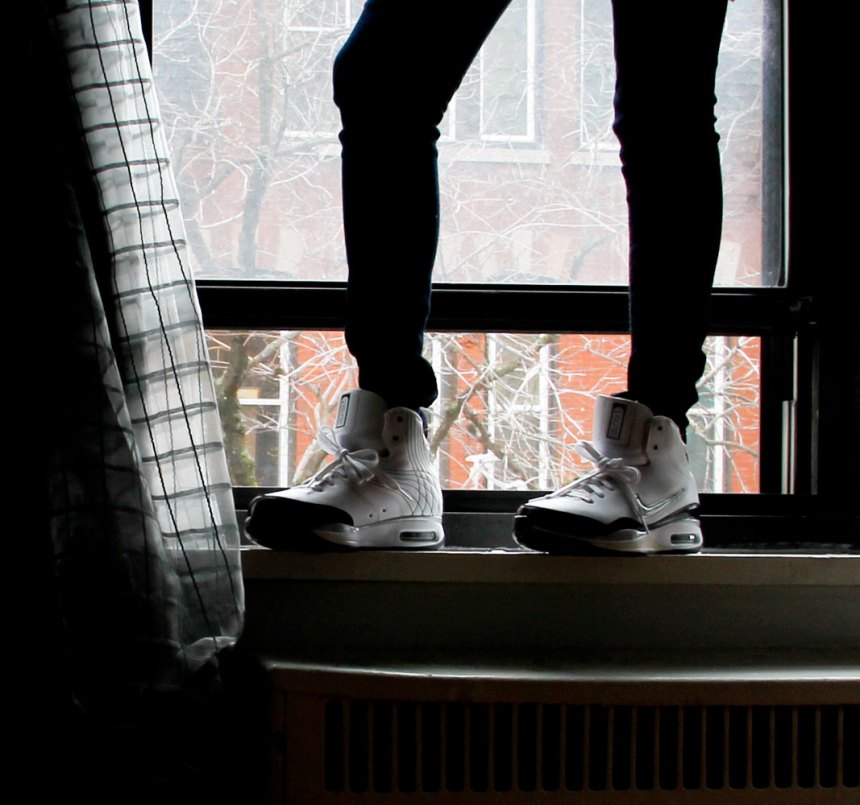 the Nike prepster Nike basketball shoes dressed up