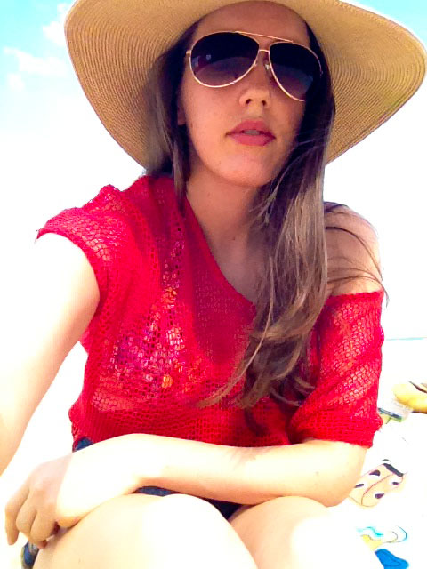 Chicago beach, Nike flip flops Nike beach