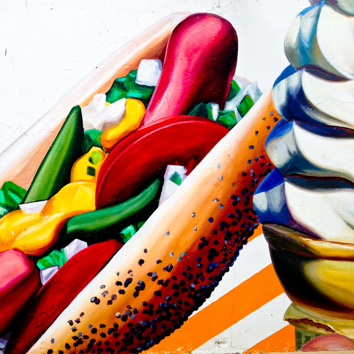 Chicago beach, Nike flip flops Nike beach