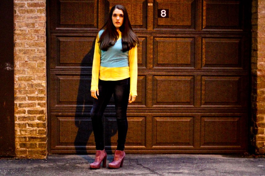 Nike work out clothes mixed with street style