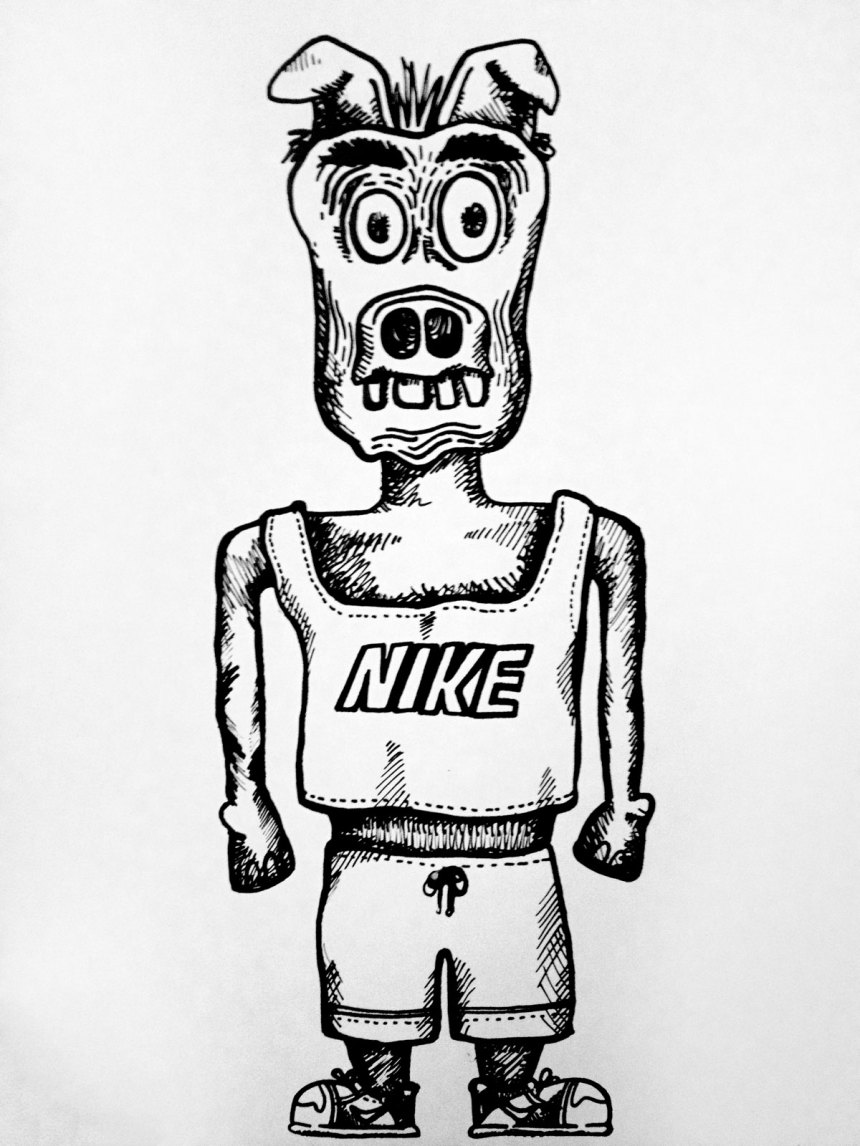 monsters in Nikes