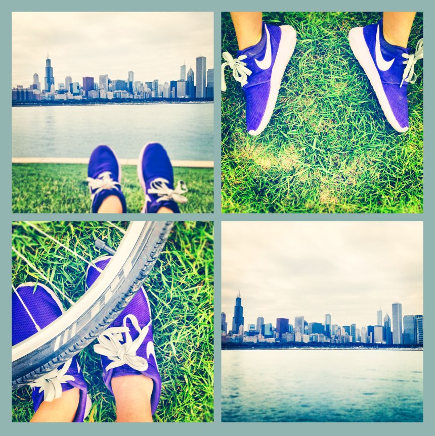 Chicago skyline and Nike Chicago Nike