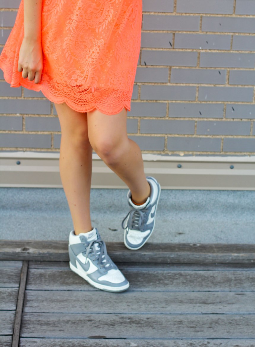 sneaker wedges -- for the love of nike