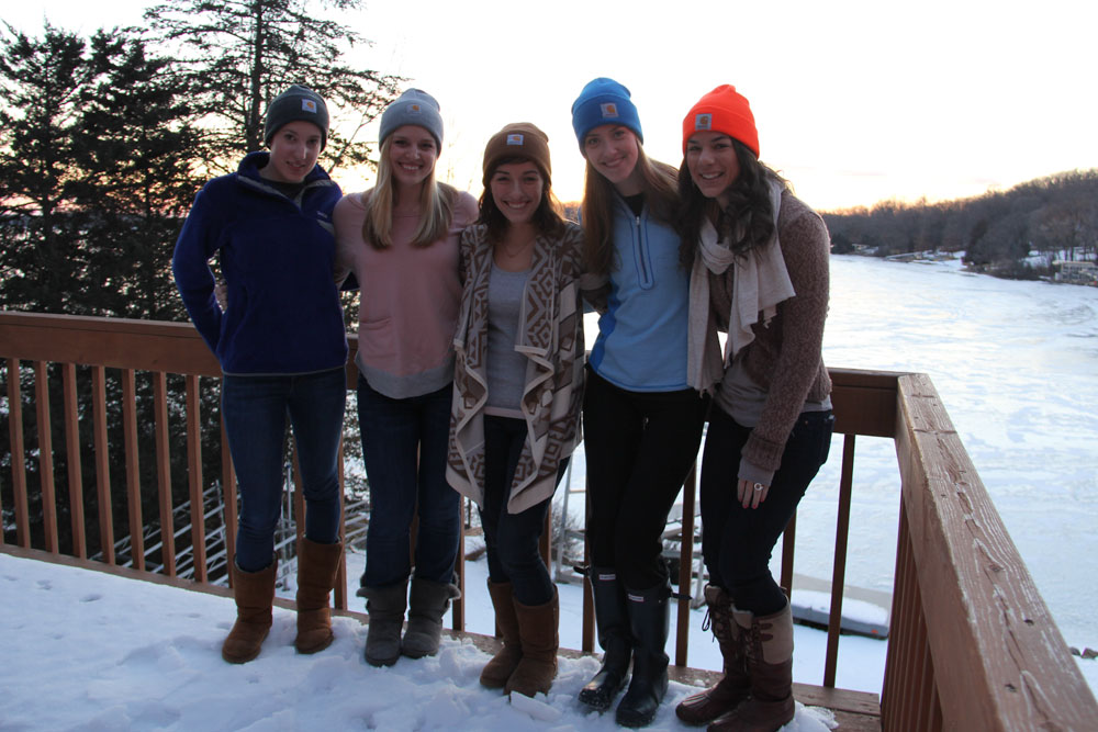 snowy weekend in WIsconsin with Nike