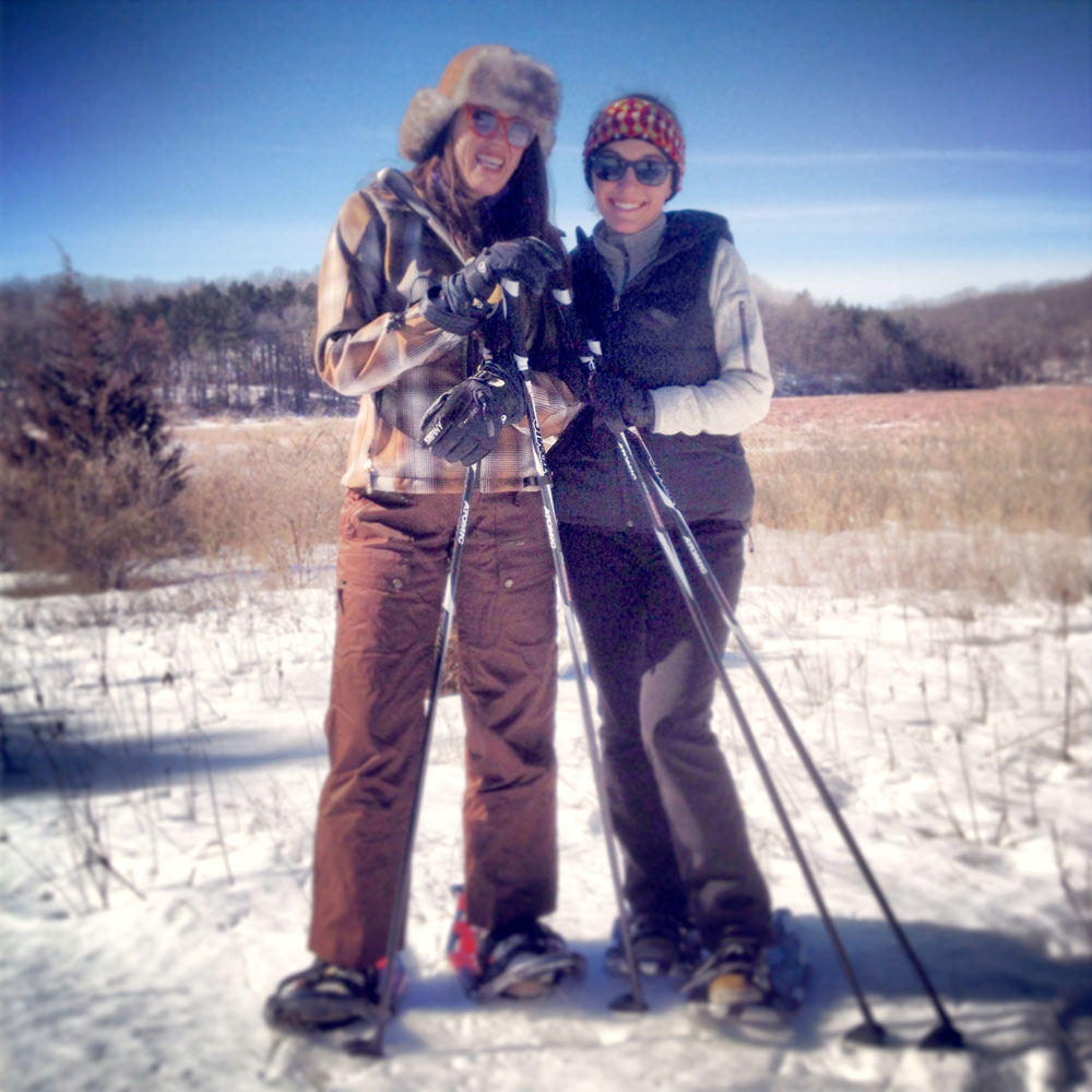 snowy weekend in WIsconsin with Nike