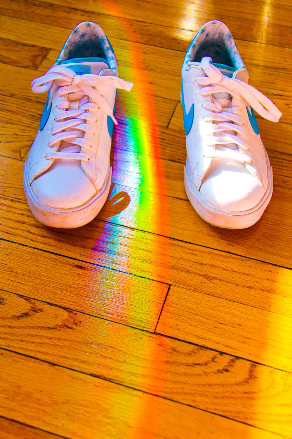 prisms, rainbows, and Nikes