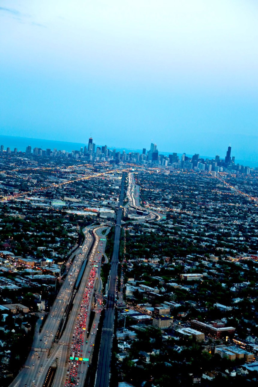 CHicago Helicopter Ride and Sky Hi Sneakers 