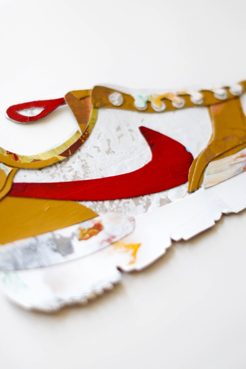Tom Sachs: Mars Yard Shoes / artwork by Jennifer Martinez Conway / for the love of nike
