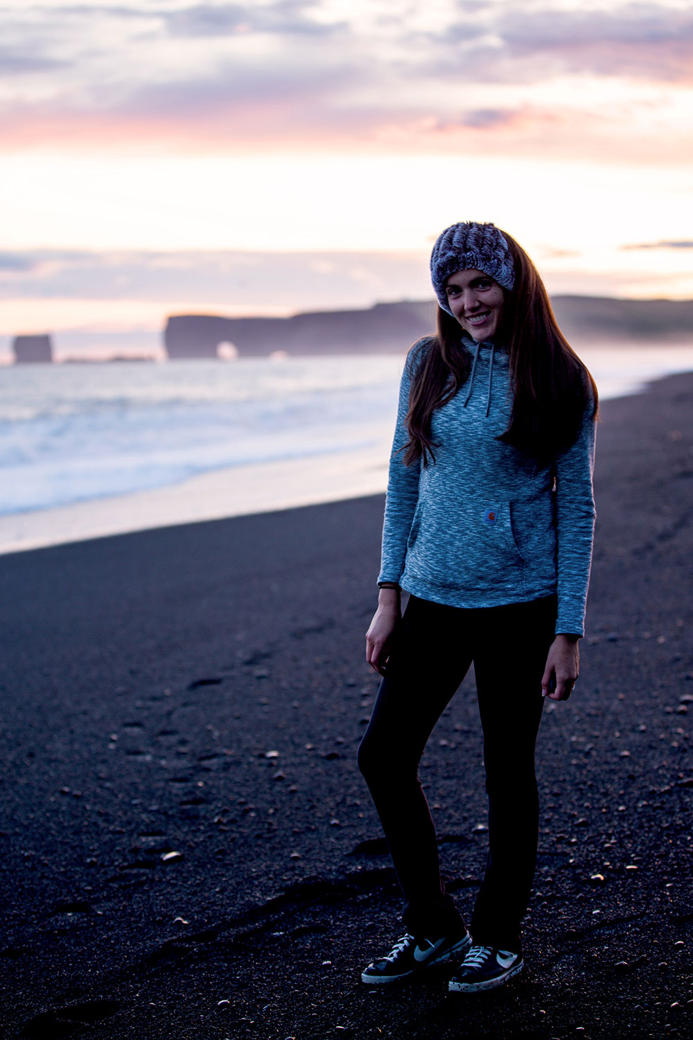Reynisfjara Black Sand Beach in Iceland / for the love of nike