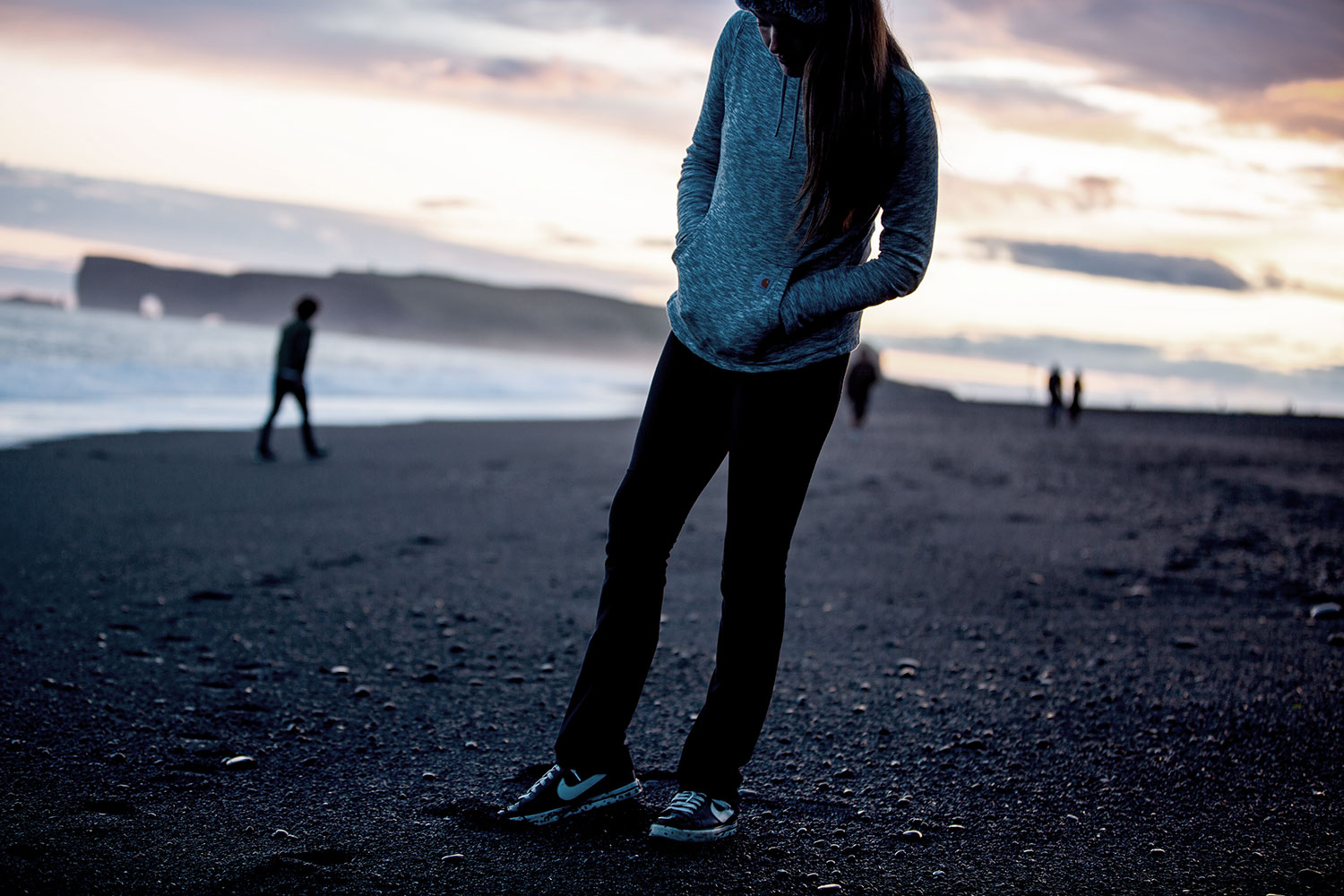 Reynisfjara Black Sand Beach in Iceland / for the love of nike
