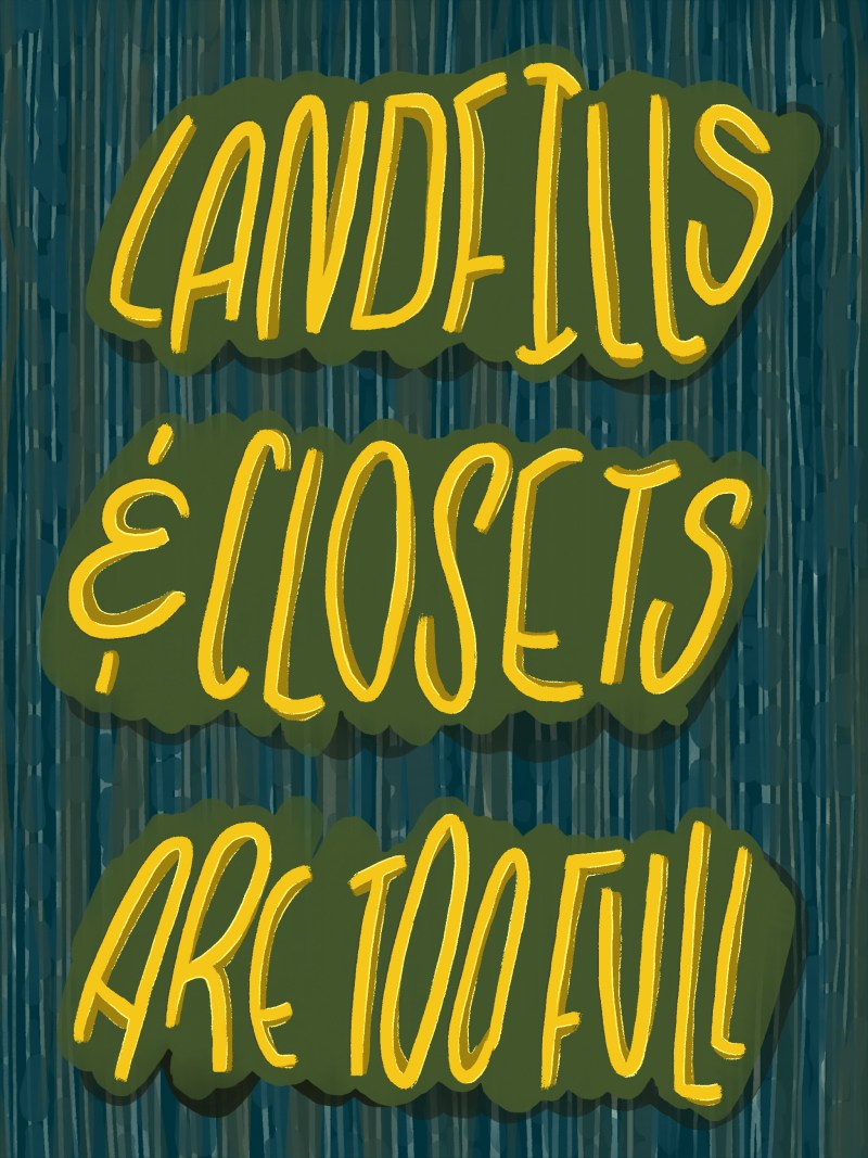 Landfills And Closets Are Too Full / Jennifer Martinez Conway / for the love of nike