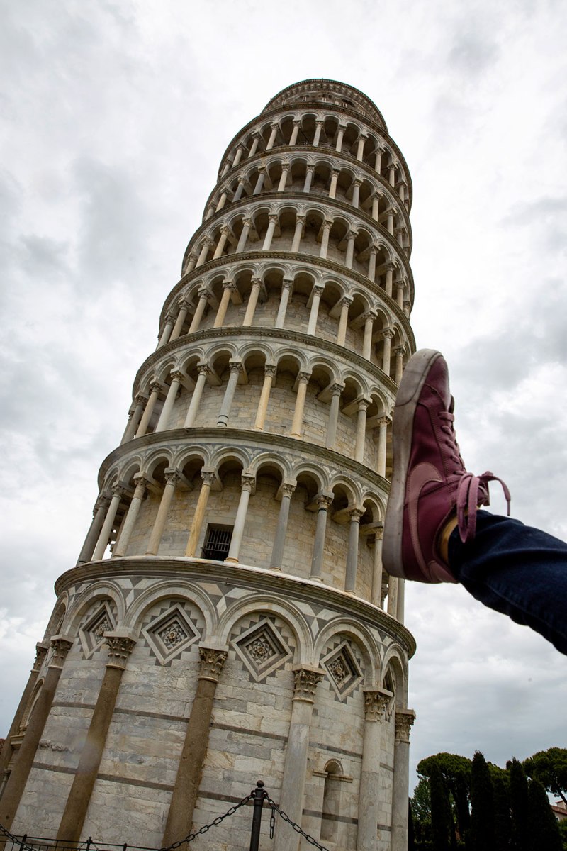 for the love of nike goes to Pisa
